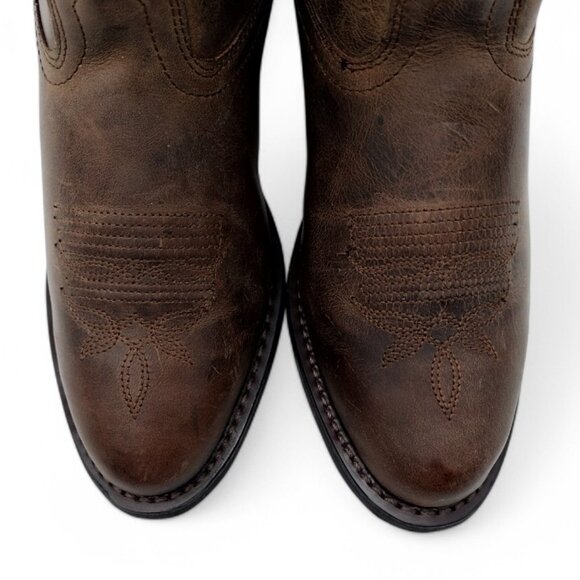 Laredo Women's Size 8 Distressed Tan  Bridget 11" R Toe Western Boots 51084 - Picture 14 of 16